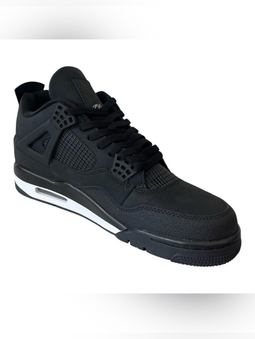 Air Jordan 4 Retro OG SP Men's Black /White Athletic Sneaker-Classic - Picture 3 of 7